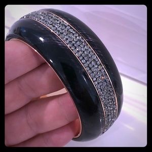 Henri Bendel horn and pavé bangle